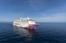 Aerial view of the Genting Dream Cruise Aerial view of the Genting Dream Cruise